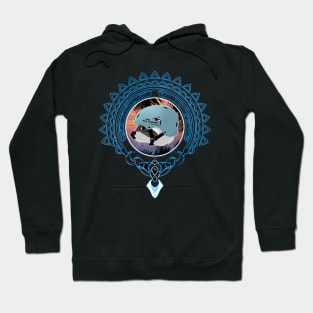 Polynesia Surfing Raccoon Hoodie